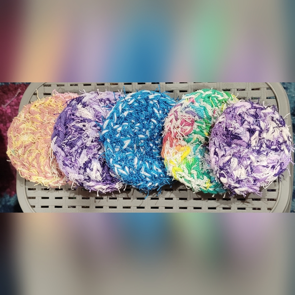 Colorful Makeup Remover Cleaning Pads